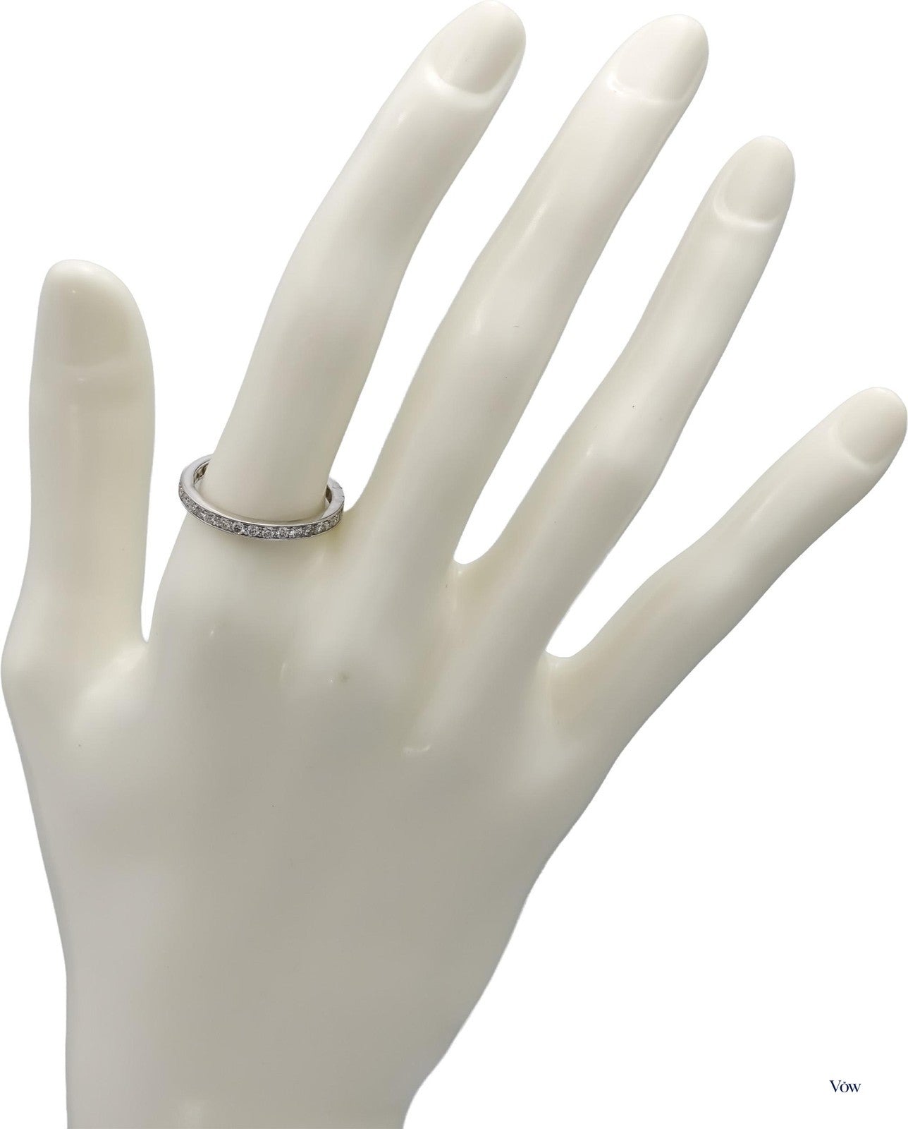 Cartier Diamond Eternity Band — 0.75ct Round, Platinum — Authentic Pre-Owned