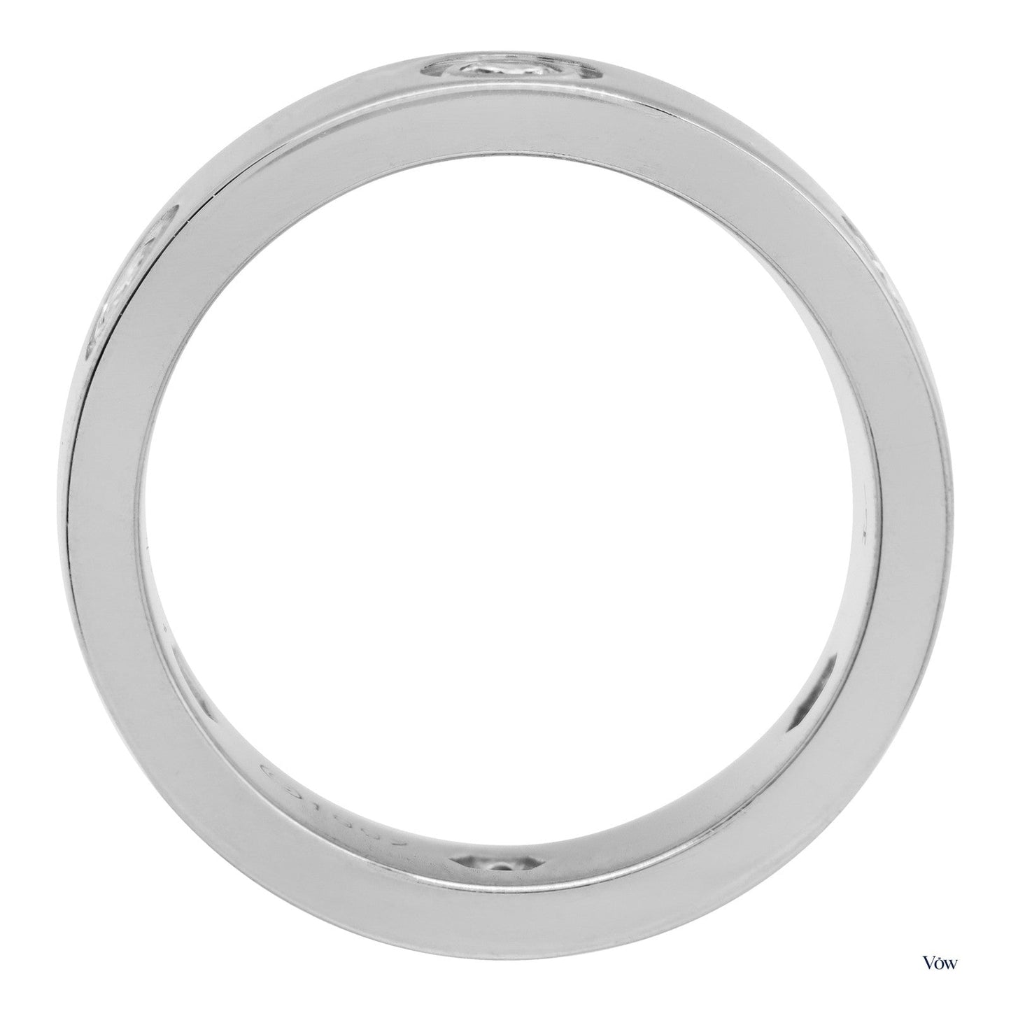 Cartier Love Ring — 18k White Gold, Size 5.5 — Authentic Pre-Owned
