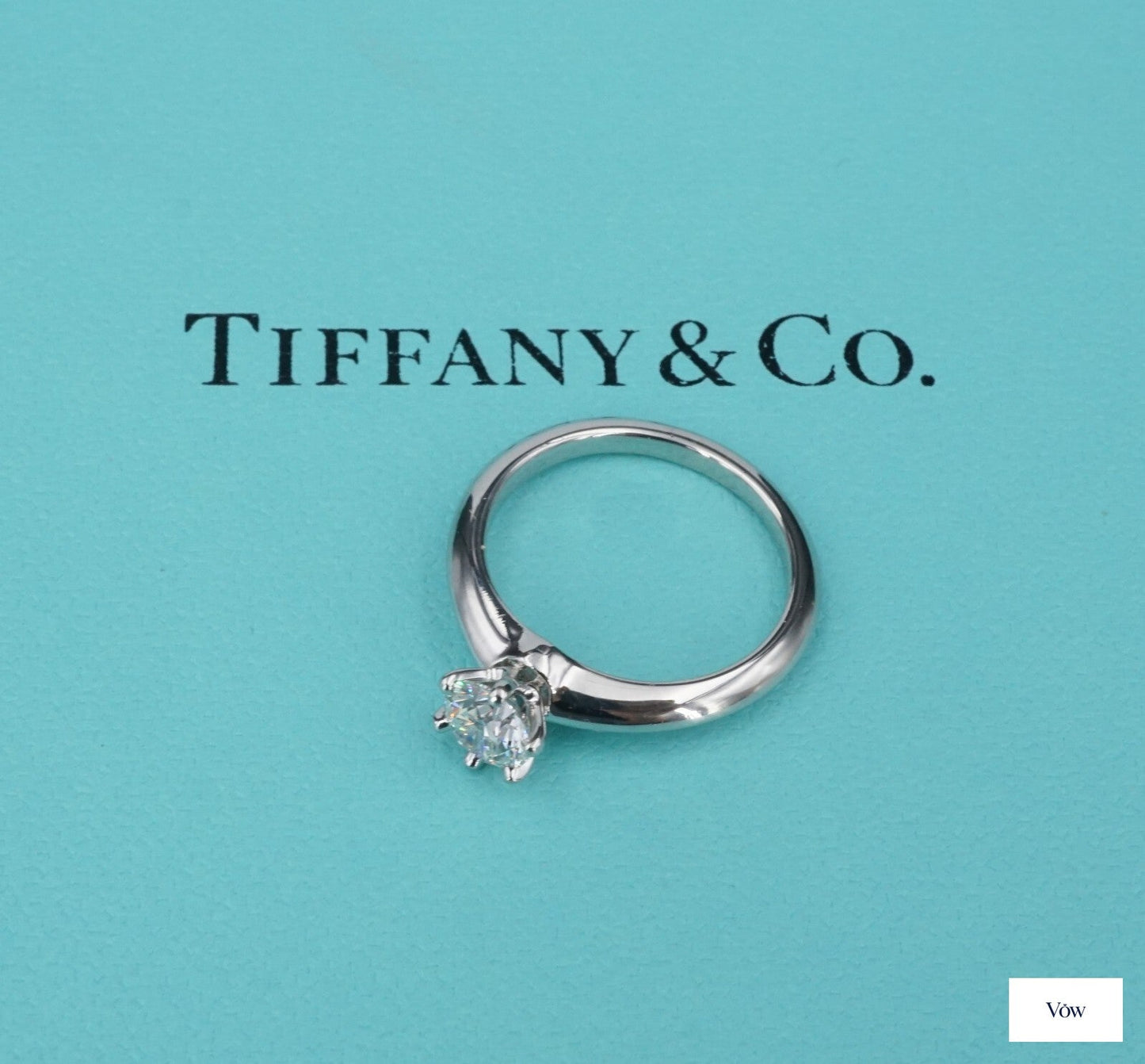 Tiffany & Co. Round Diamond Ring — 0.62ct, Platinum — Authentic Pre-Owned