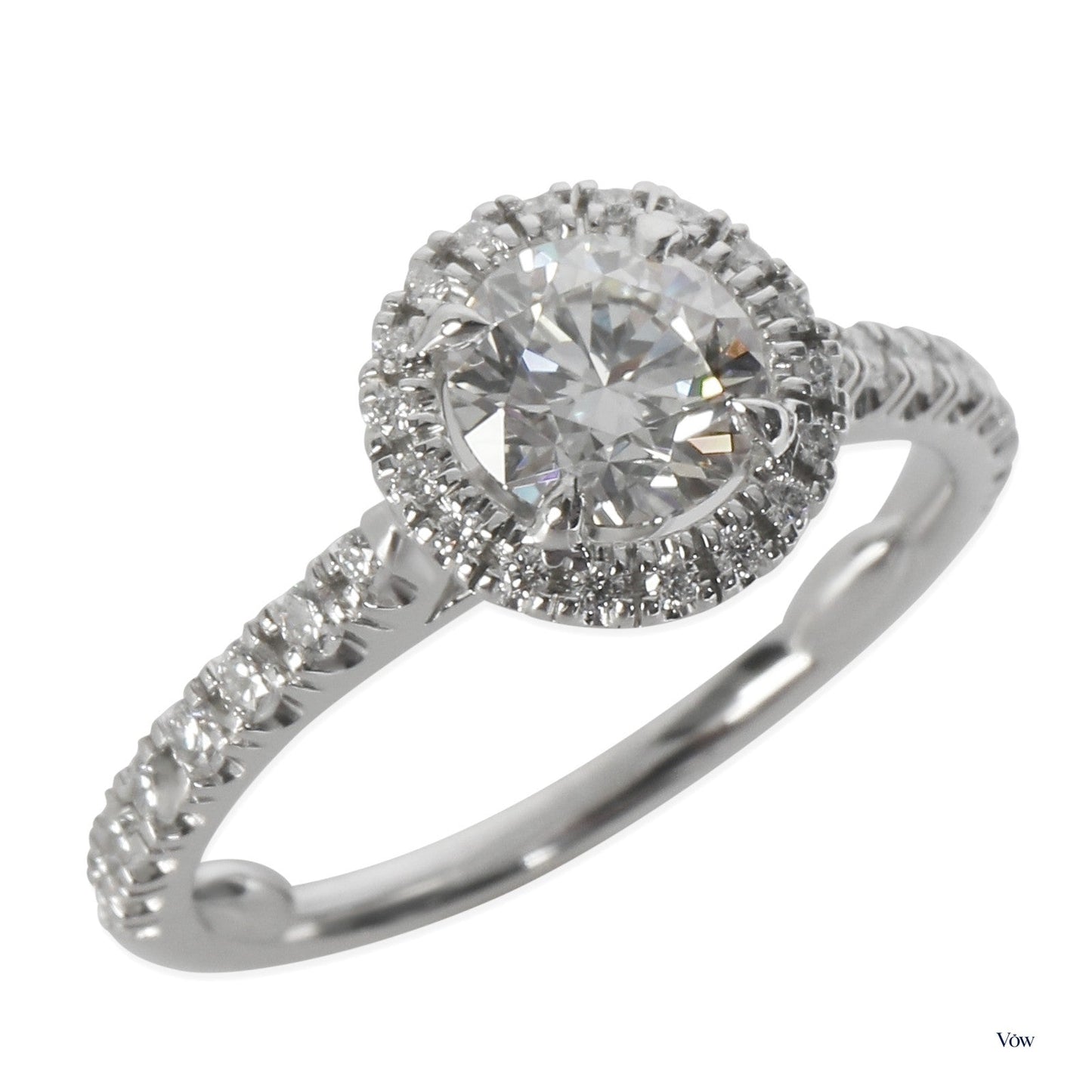Cartier Destinee — 0.90ct Round Diamond Platinum Ring — Authentic Pre-Owned
