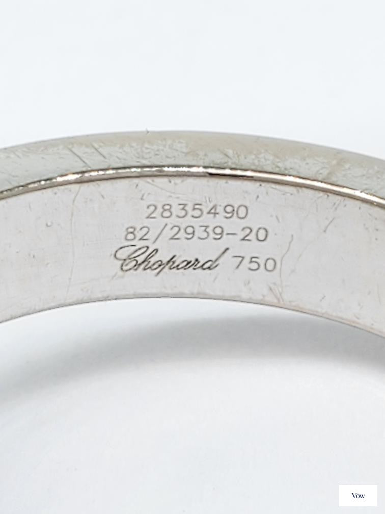 Chopard Diamond Ring — 0.86ct Round Brilliant, 18K White Gold — Authentic Pre-Owned