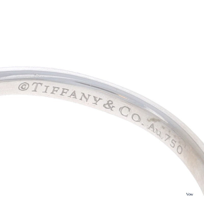 Tiffany & Co. Bow Diamond Band — 0.08ct Round Brilliant, 18k White Gold — Authentic Pre-Owned