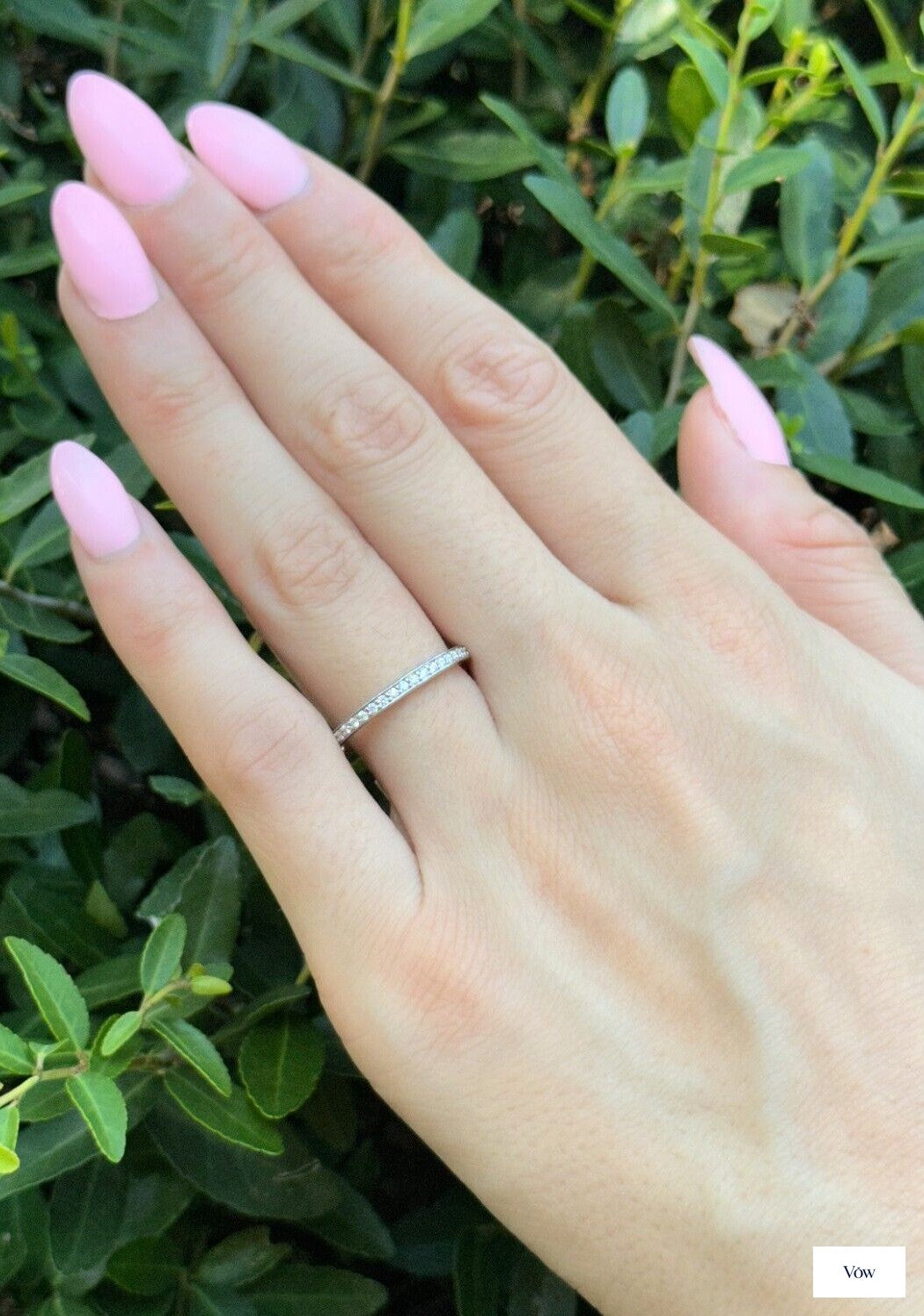 Tiffany & Co. Lock Collection Diamond Ring — 18k White Gold — Authentic Pre-Owned