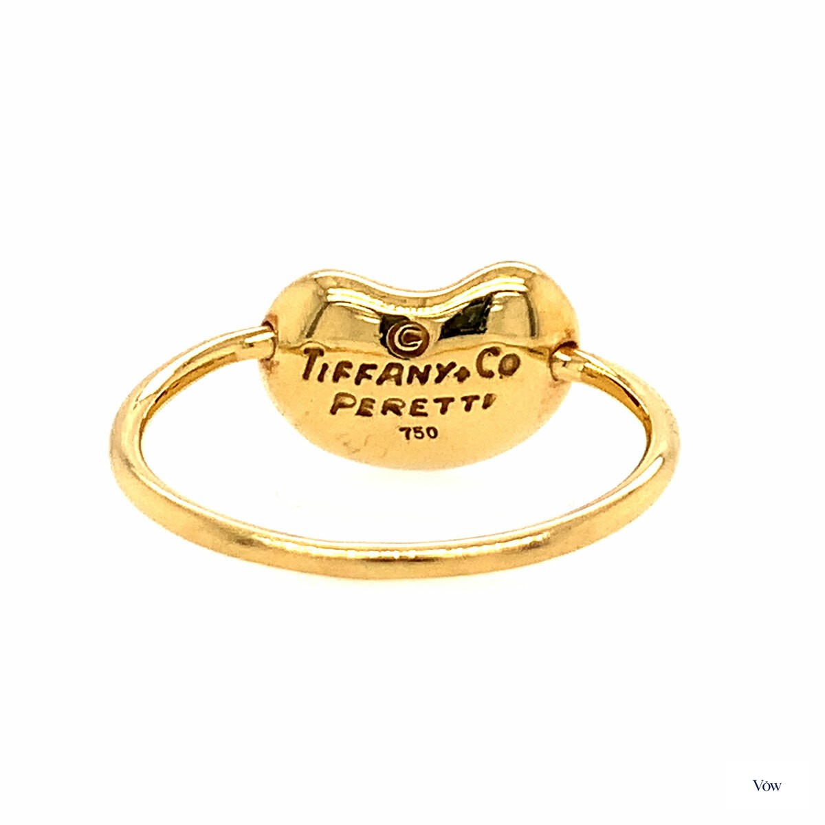 Tiffany & Co. Elsa Peretti Bean — 0.10ct, 18K Yellow Gold — Authentic Pre-Owned