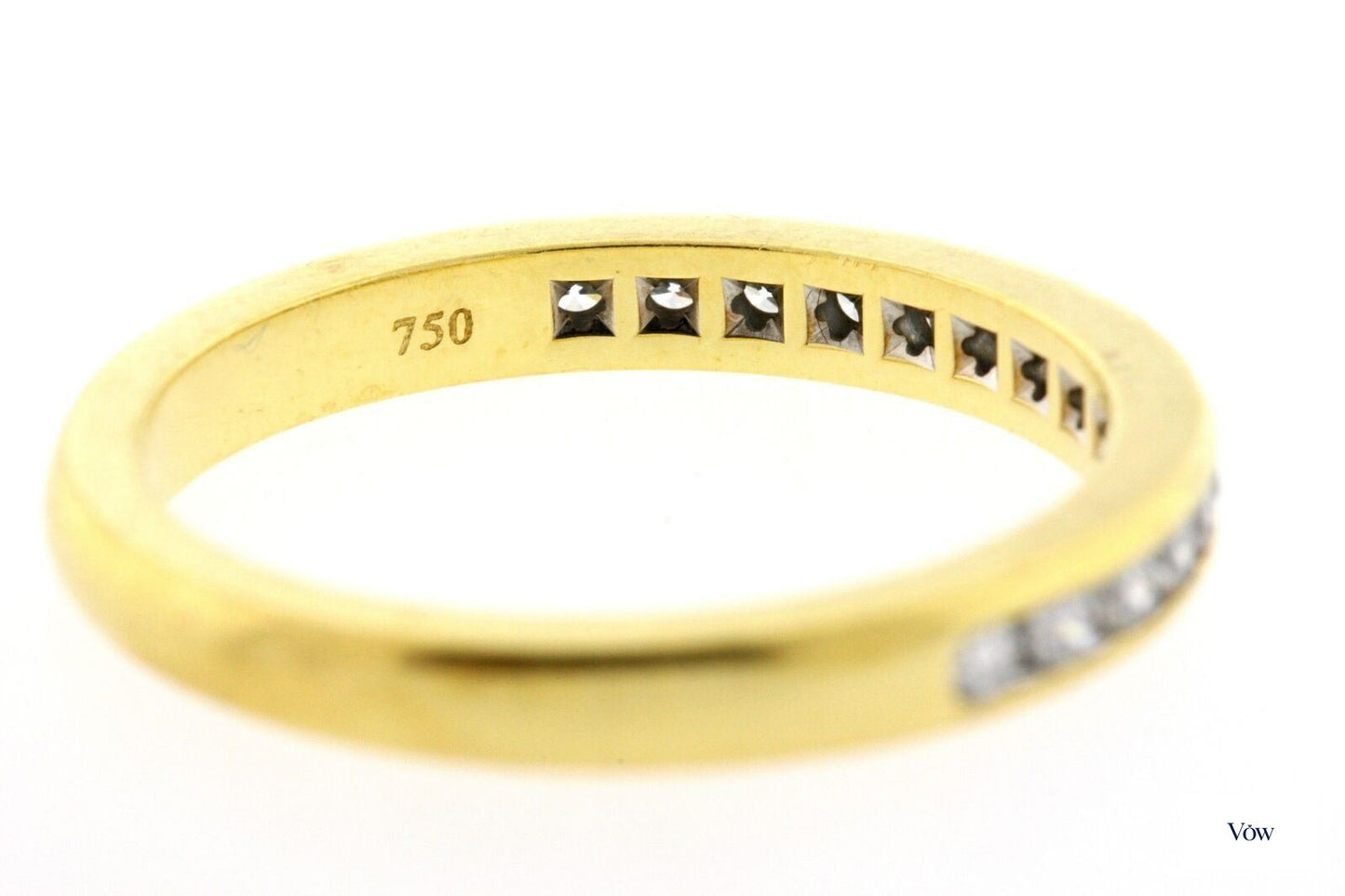 Tiffany & Co. Diamond Wedding Band — 0.21ct, 18k Yellow Gold — Authentic Pre-Owned