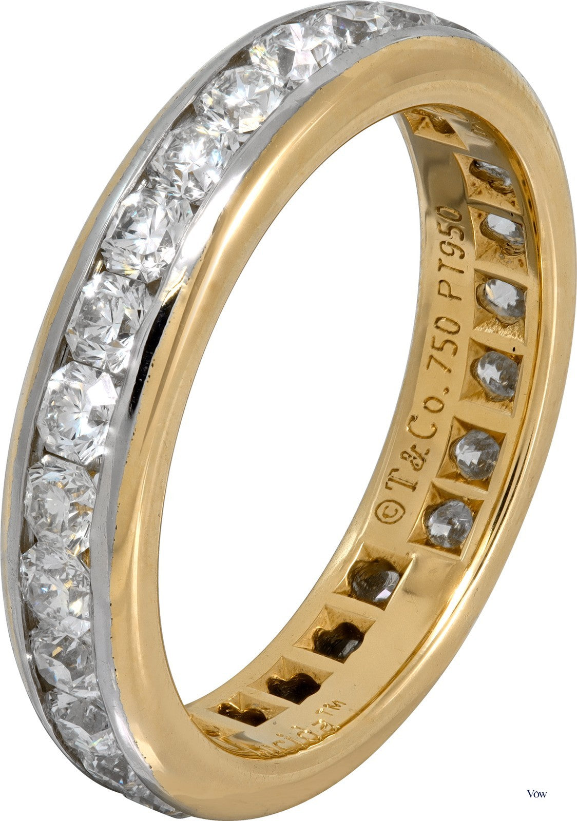 Tiffany & Co. Lucida Eternity Band — 18K Yellow Gold — Authentic Pre-Owned