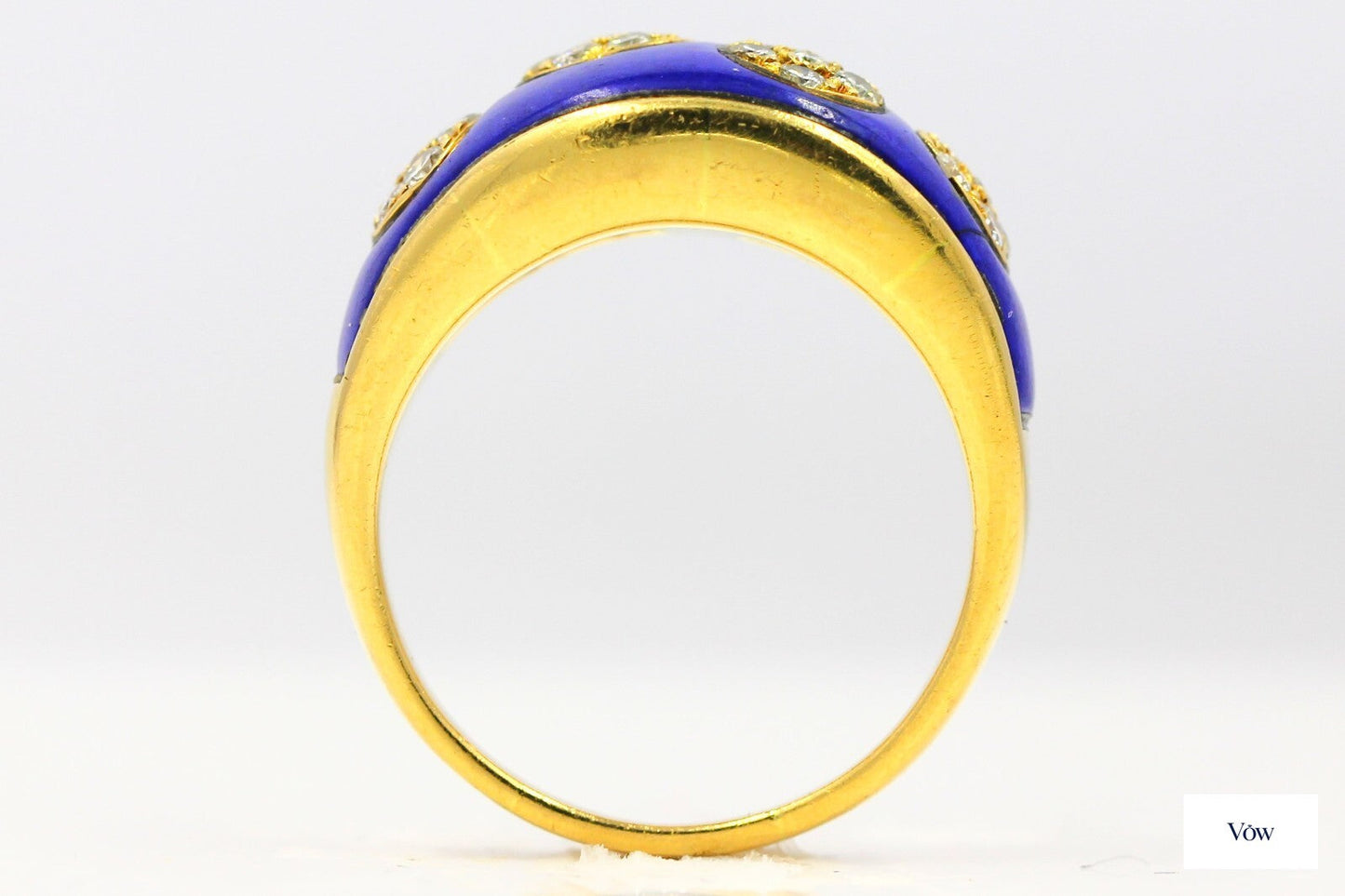 Van Cleef & Arpels Diamond Ring — 0.70ct Round, 18K Yellow Gold — Authentic Pre-Owned