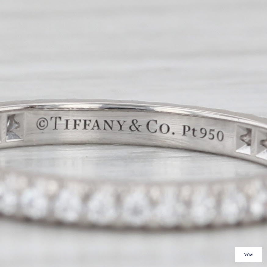 Tiffany & Co. Soleste — 0.33ct Diamond Platinum Ring — Authentic Pre-Owned