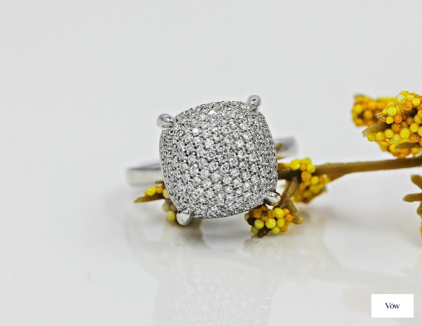 Tiffany & Co. Paloma Picasso — 0.49ct Diamond Ring, White Gold — Authentic Pre-Owned
