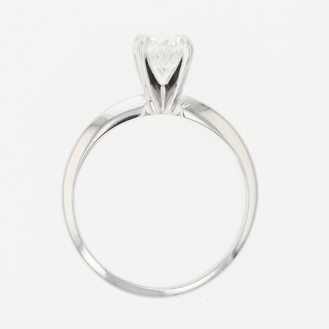 1.00ct Round Brilliant Diamond Solitaire Ring — GIA Certified, 14k White Gold