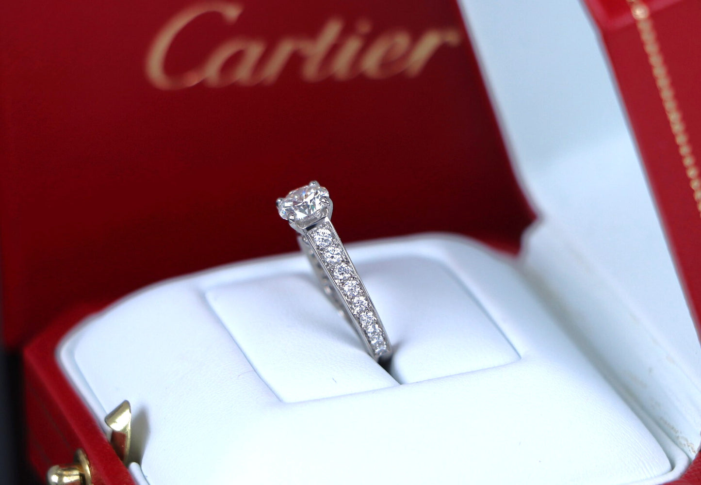 0.73ct Round Brilliant Diamond Engagement Ring — GIA Certified, Platinum