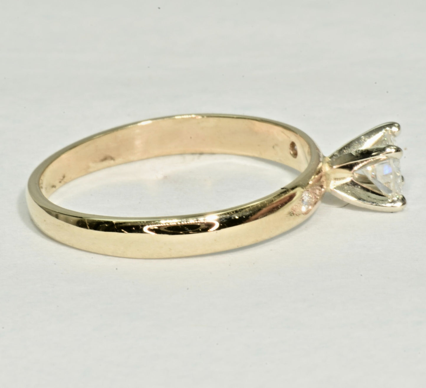 0.39ct Round Brilliant Diamond Ring — GIA Certified, 14k Gold