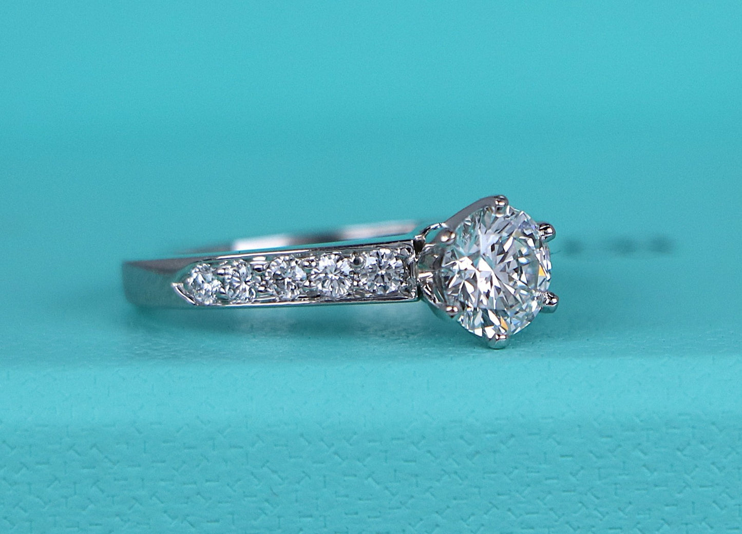 0.84ct Round Brilliant Diamond Engagement Ring — GIA Certified, Platinum