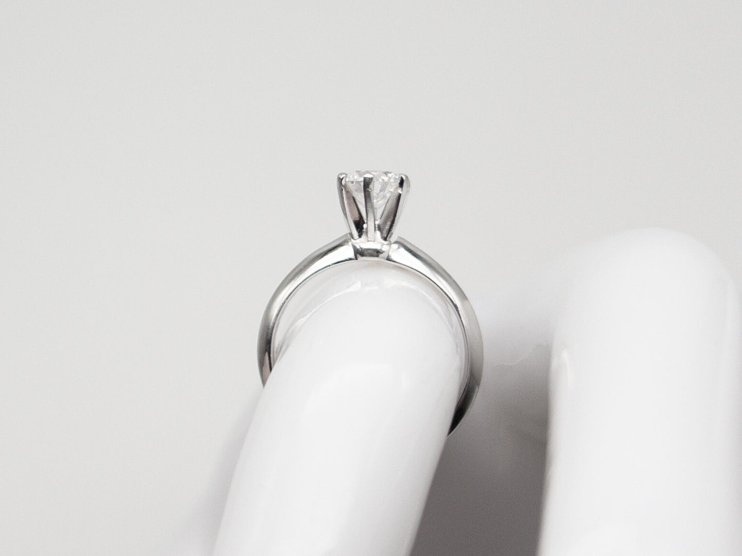 0.75ct Round Brilliant Diamond Wedding Ring — GIA Certified, Platinum