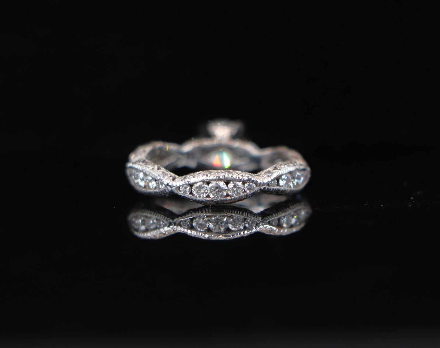 0.80ct Round Brilliant Diamond Engagement Ring — GIA Certified, 18k White Gold