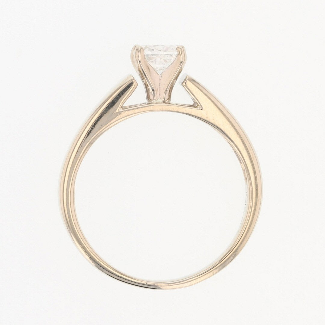 0.97ct Cushion Diamond Solitaire Engagement Ring — GIA Certified, 14k White Gold