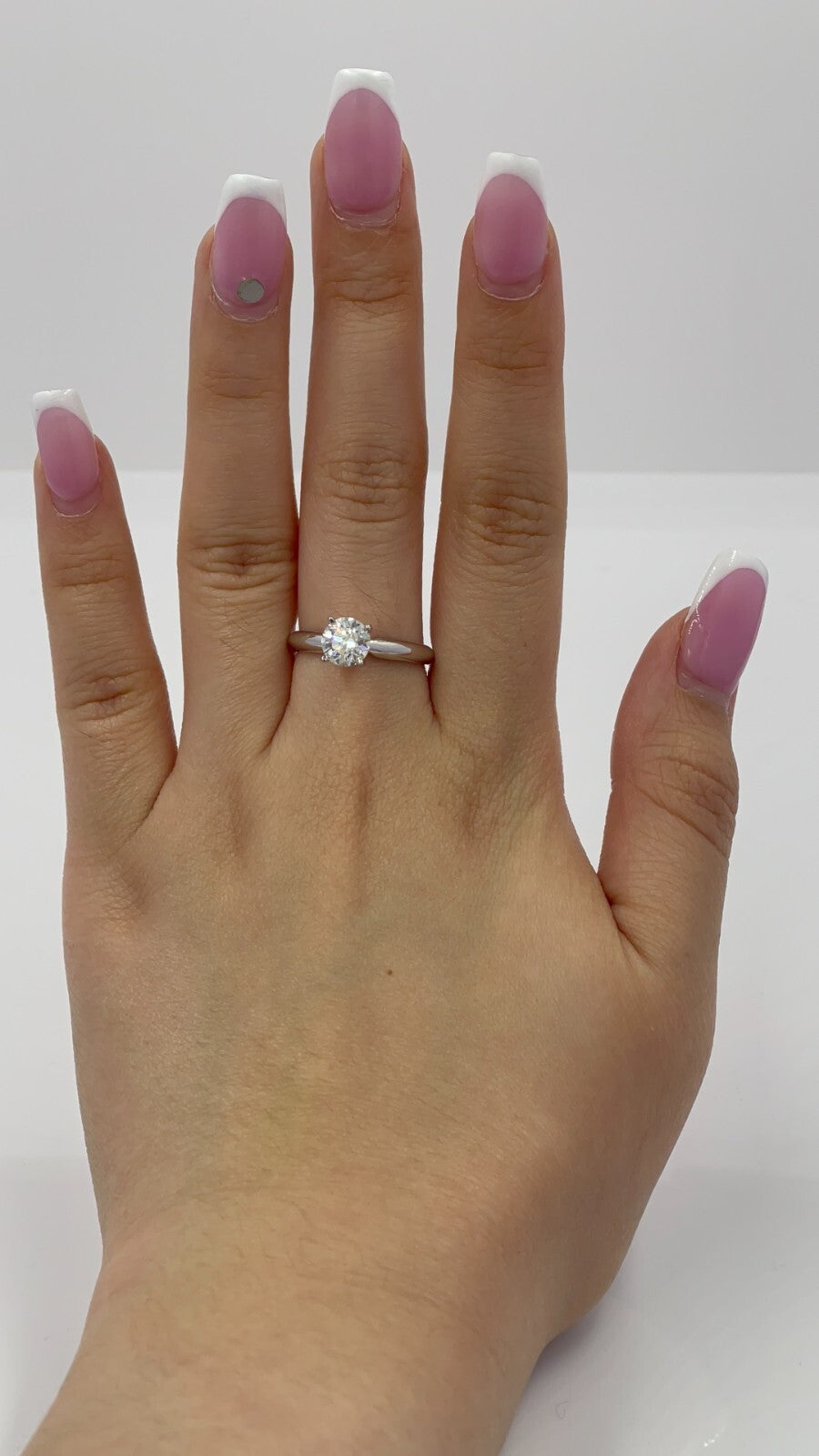 1.00ct Round Brilliant Diamond Solitaire Ring — GIA Certified, 14k White Gold
