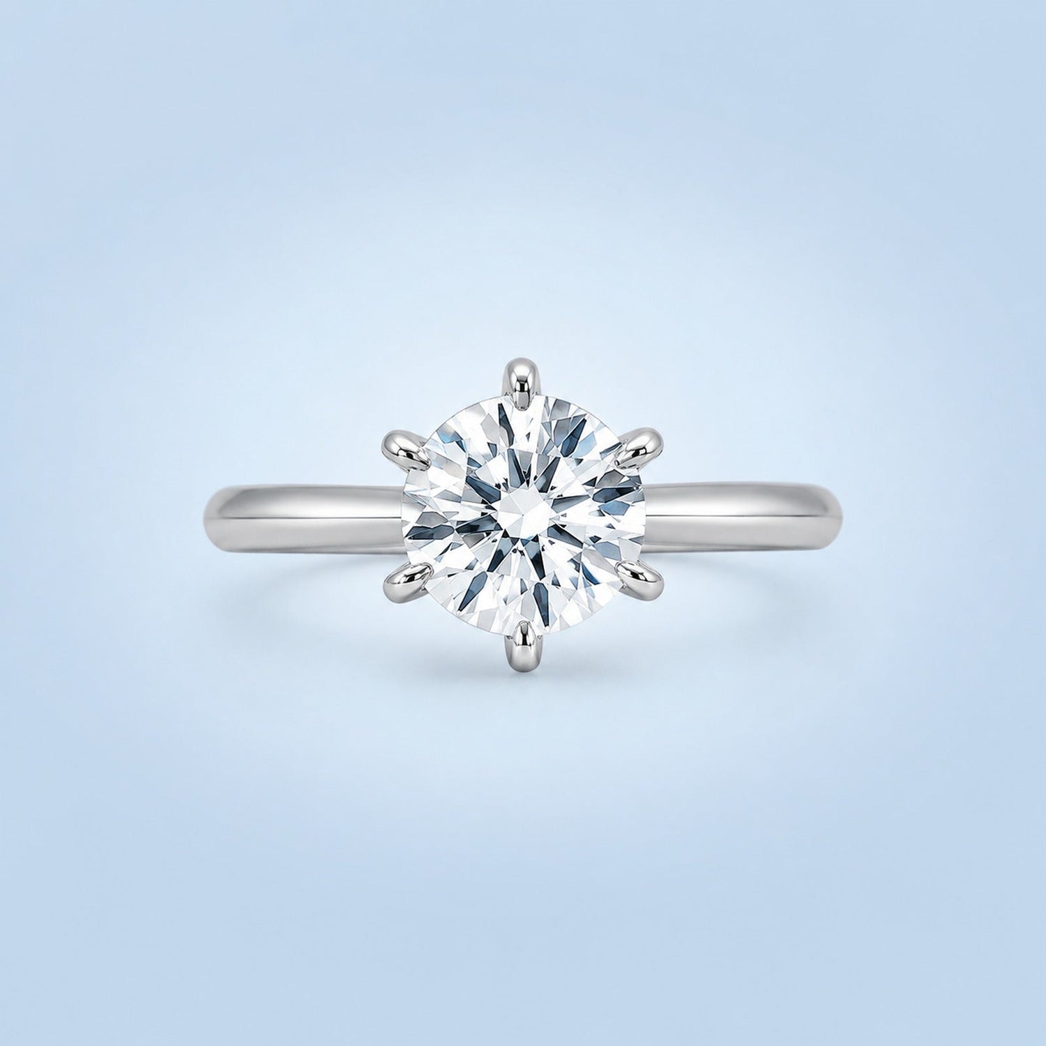 shape-round diamond ring