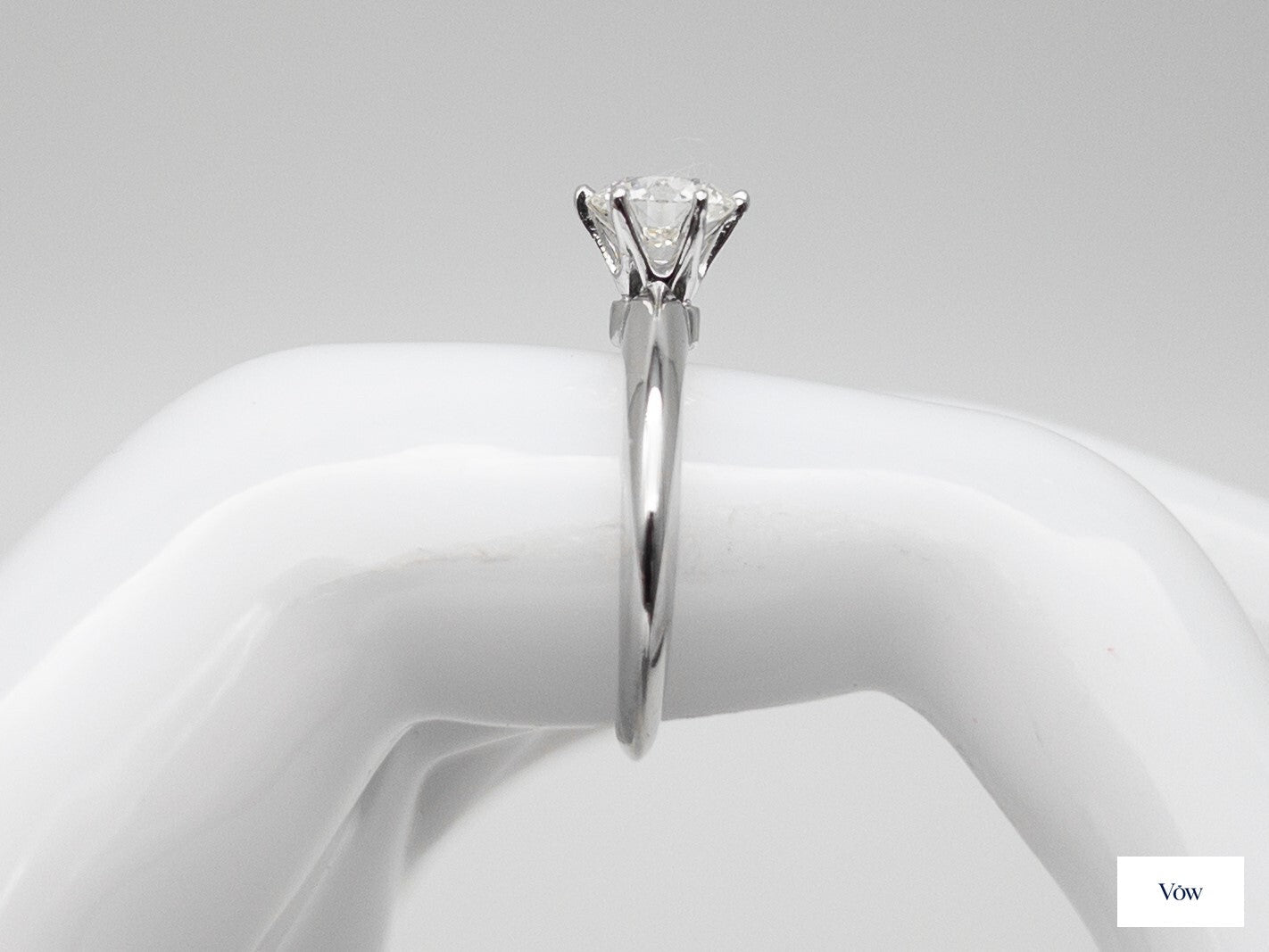 Tiffany & Co. Round Diamond Engagement Ring — 1.24ct, Platinum — Authentic Pre-Owned