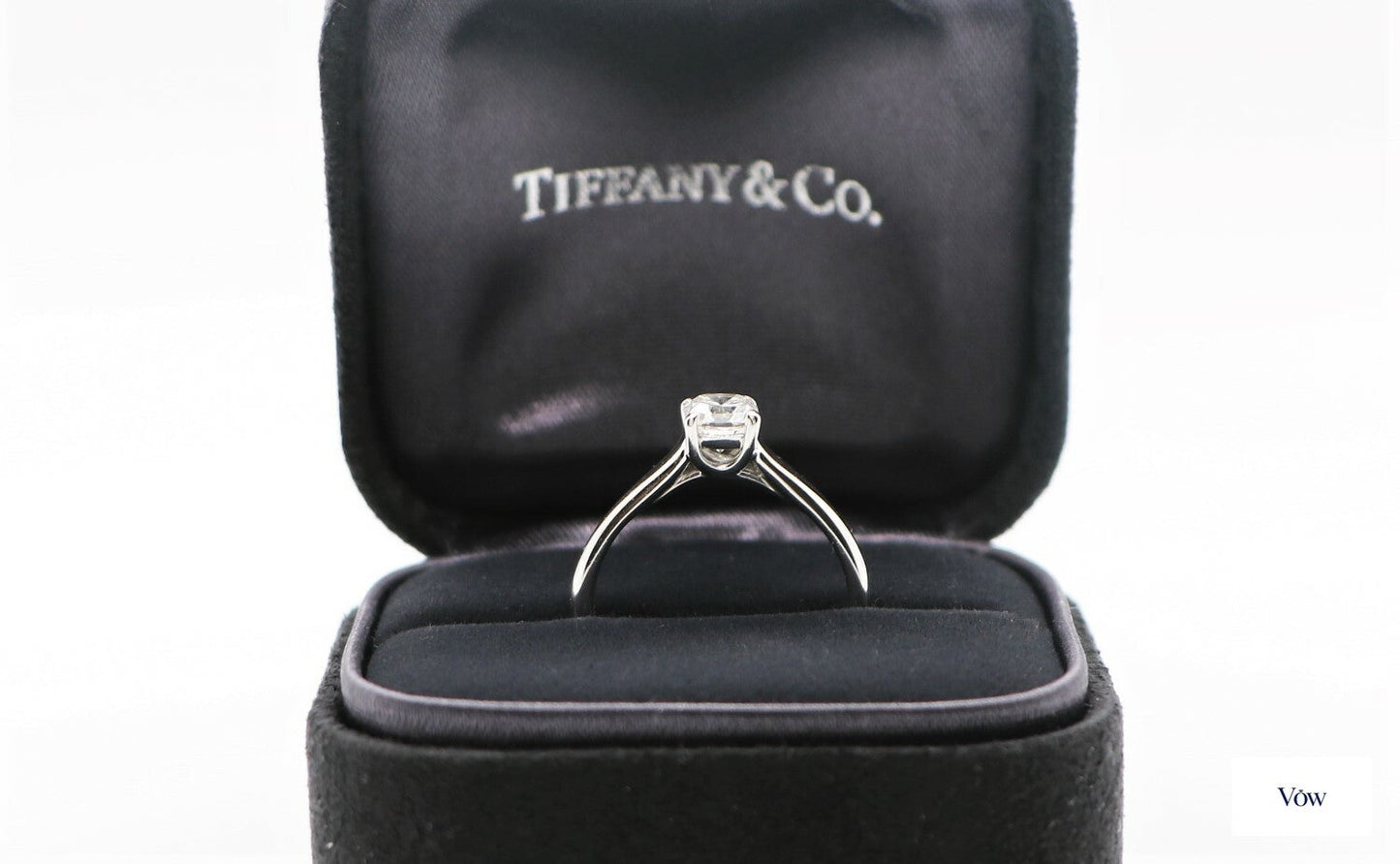 Tiffany & Co. Lucida Diamond Engagement Ring — 0.55ct, Platinum — Authentic Pre-Owned