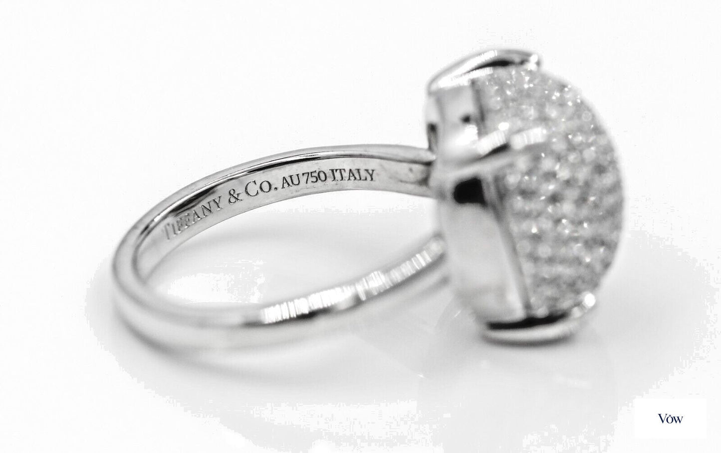 Tiffany & Co. Paloma Picasso — 0.49ct Diamond Ring, White Gold — Authentic Pre-Owned