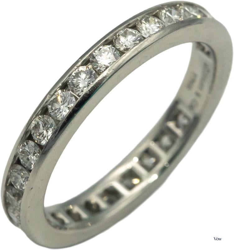 Tiffany & Co. Round Diamond Eternity Ring — 1.00ct, Platinum — Authentic Pre-Owned