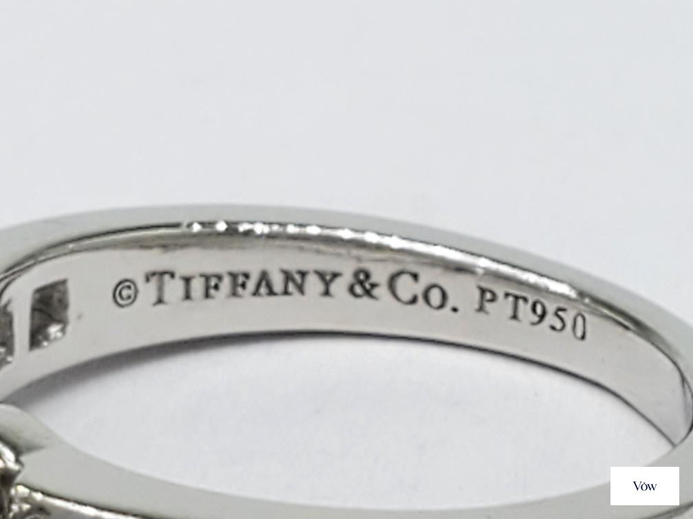 Tiffany & Co. Platinum Diamond Engagement Ring — 1.54ct Round — Authentic Pre-Owned