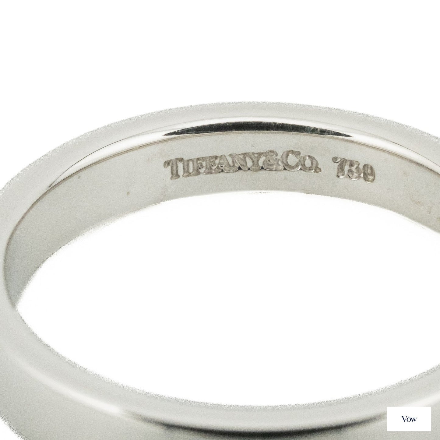 Tiffany & Co. Round Diamond Solitaire — 0.10ct, White Gold — Authentic Pre-Owned