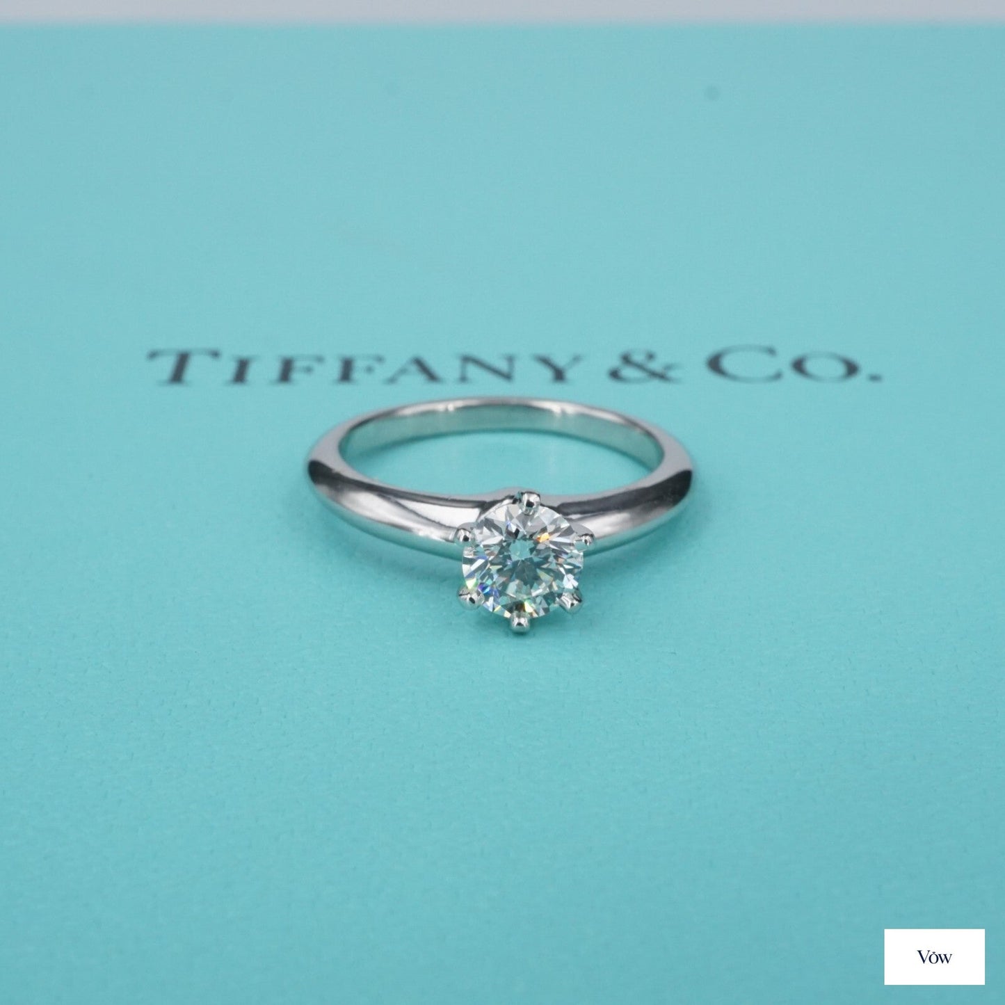 Tiffany & Co. Round Diamond Ring — 0.62ct, Platinum — Authentic Pre-Owned