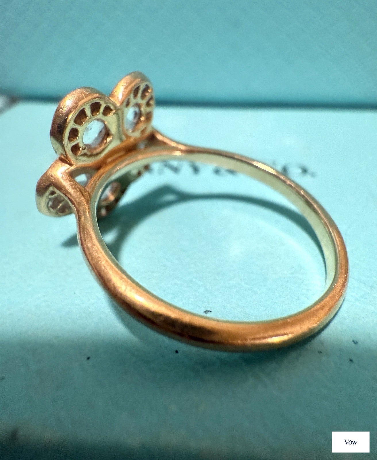 Tiffany & Co. Enchant Garden Flower Diamond Ring — 18k Rose Gold, Size 5.5 — Authentic Pre-Owned