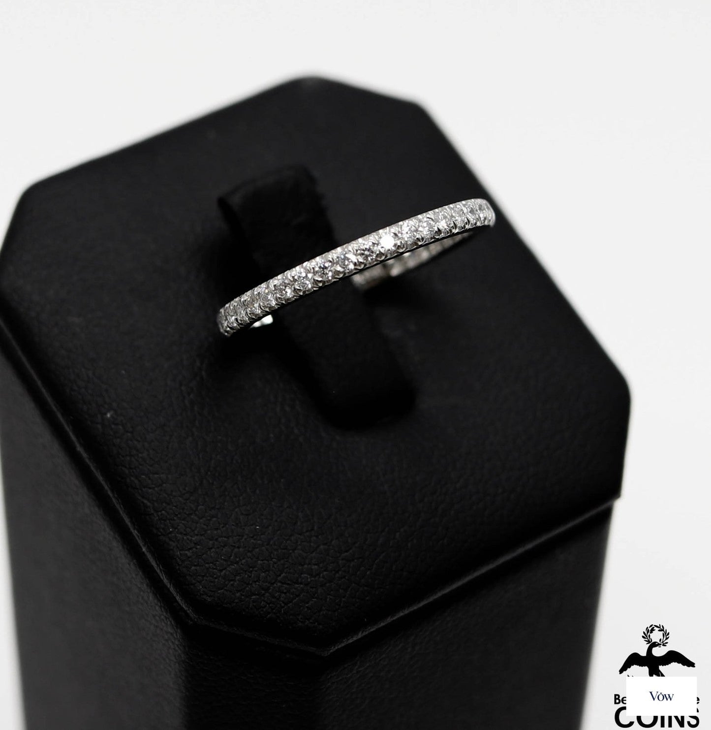 Tiffany & Co. Stackable Band — 0.34ct Diamond, Platinum — Authentic Pre-Owned
