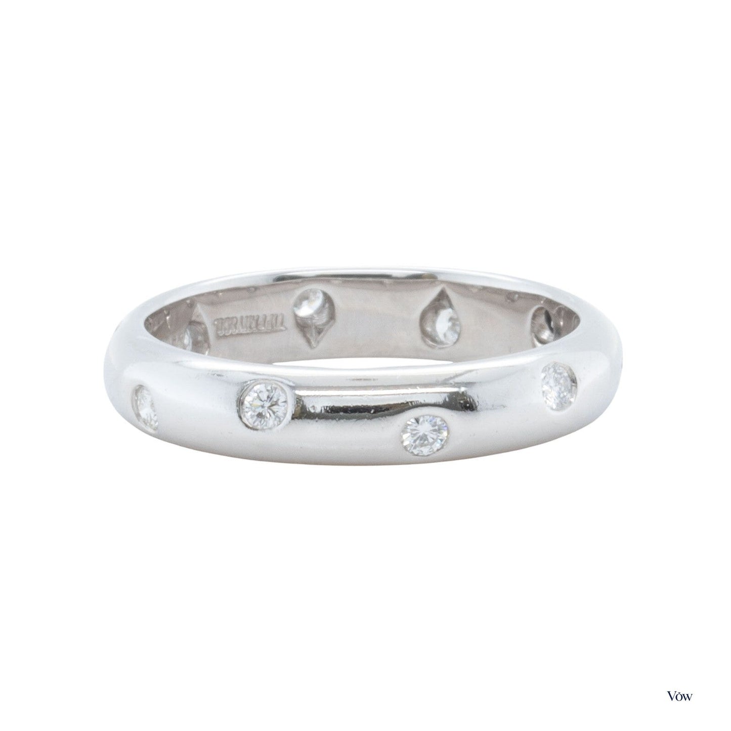 Tiffany & Co. Etoile Dots Band — 0.22ct Diamond, Platinum — Authentic Pre-Owned