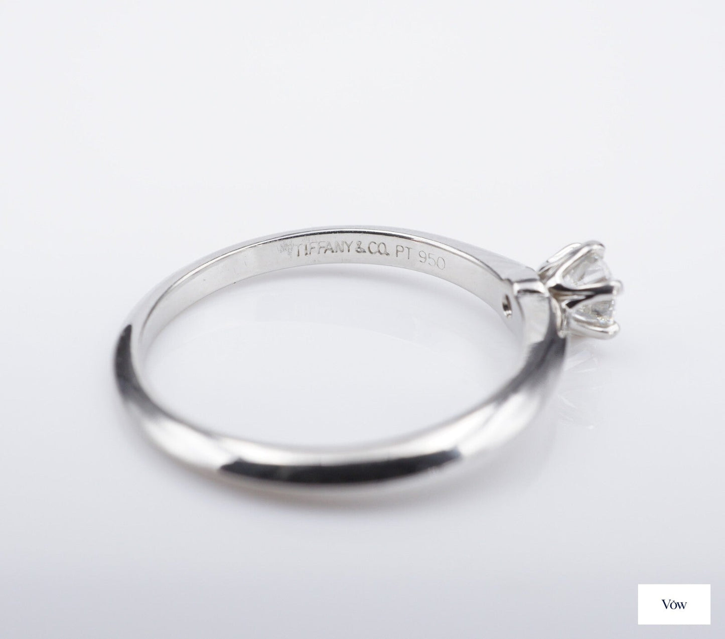 Tiffany & Co. Round Diamond Ring — 0.28ct, Platinum — Authentic Pre-Owned