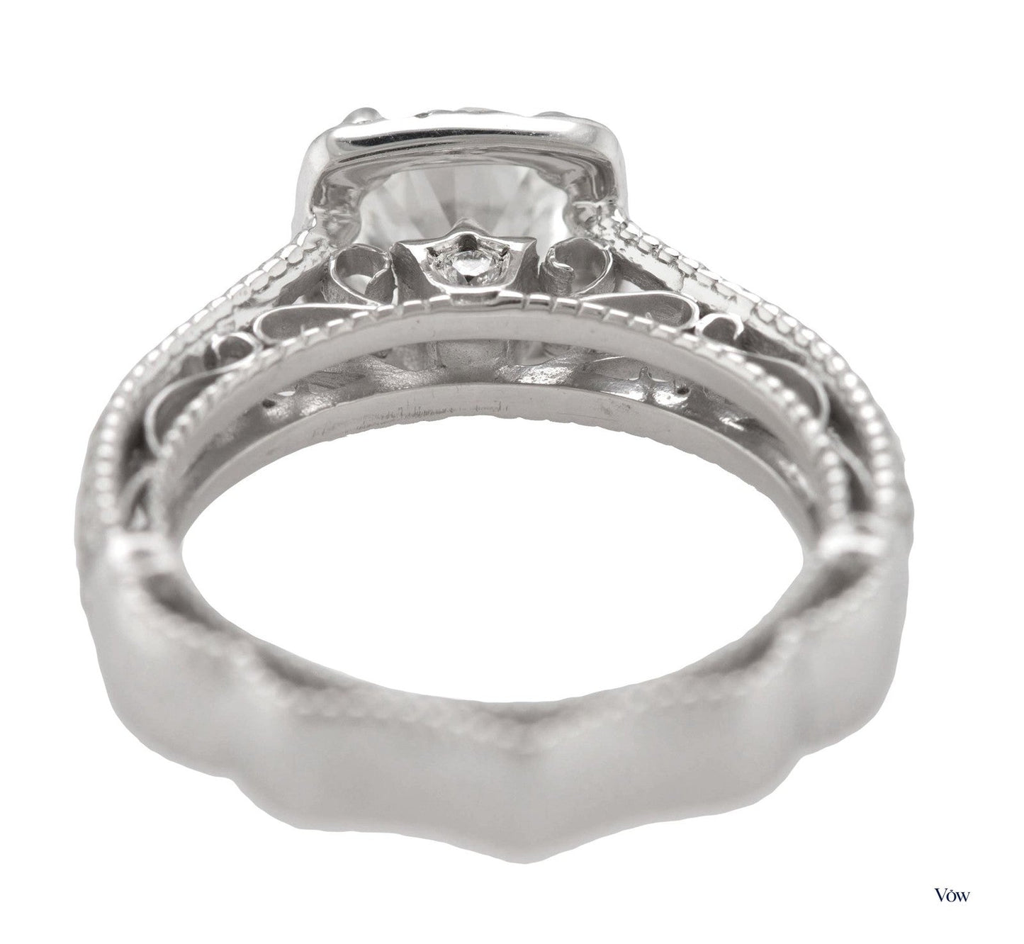 Verragio 1.24ct Round Diamond Engagement Ring — White Gold — Authentic Pre-Owned