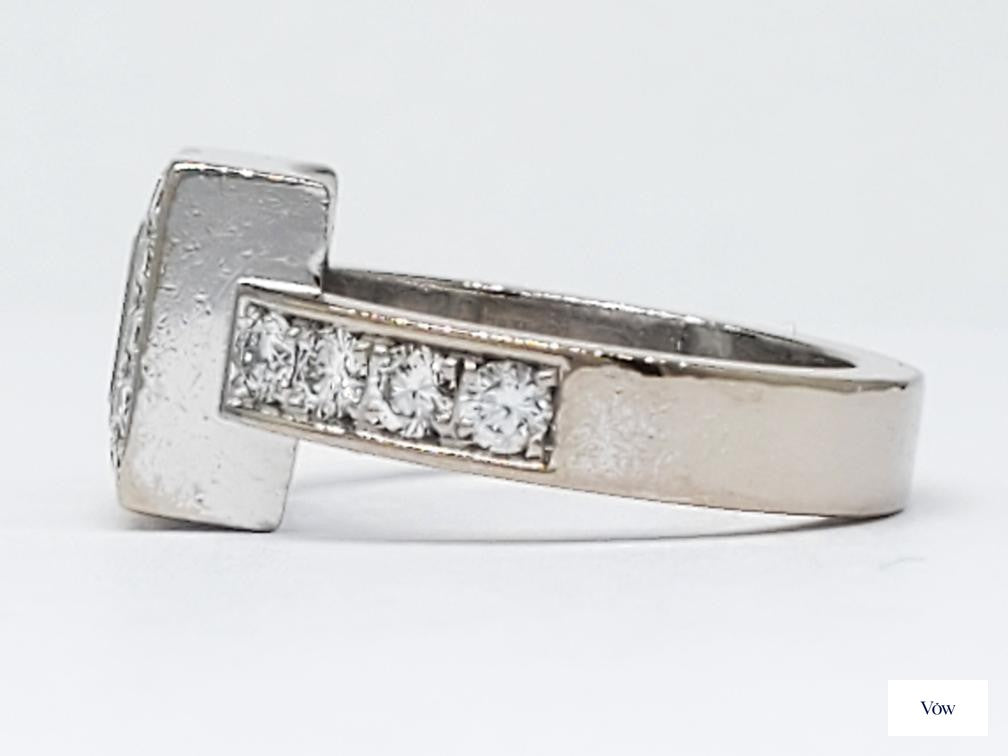 Chopard Diamond Ring — 0.86ct Round Brilliant, 18K White Gold — Authentic Pre-Owned
