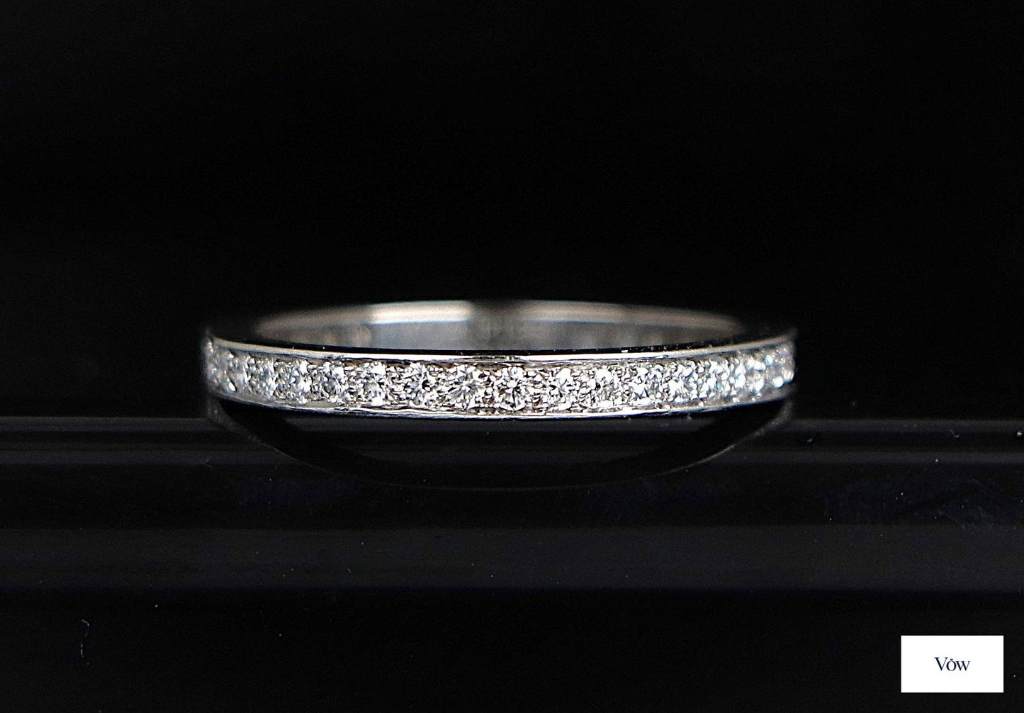 Van Cleef & Arpels Platinum Diamond Eternity Band — 0.34ct — Authentic Pre-Owned