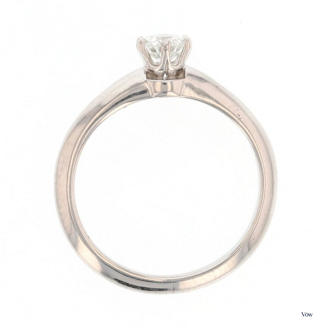 Tiffany & Co. Round Diamond Solitaire — 0.27ct, Platinum — Authentic Pre-Owned