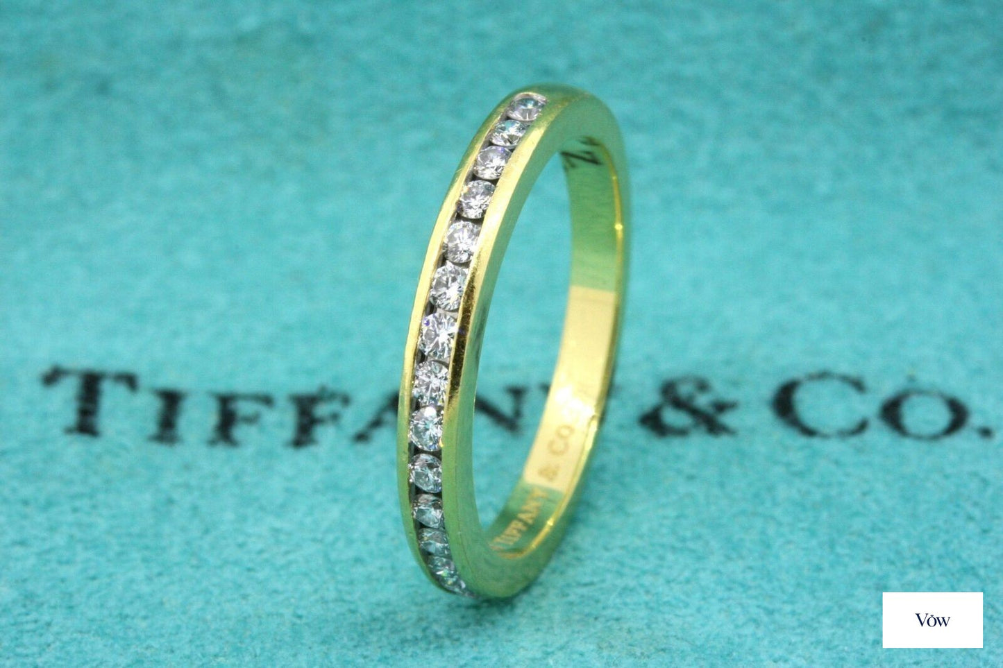 Tiffany & Co. Diamond Wedding Band — 0.21ct, 18k Yellow Gold — Authentic Pre-Owned