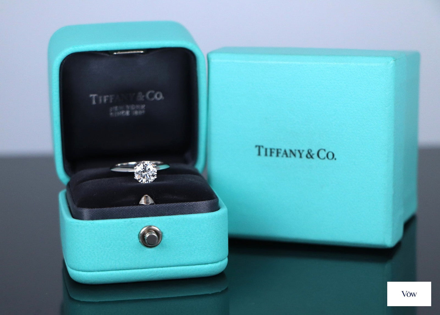 Tiffany & Co. Round Solitaire — 1.08ct Diamond, Platinum — Authentic Pre-Owned