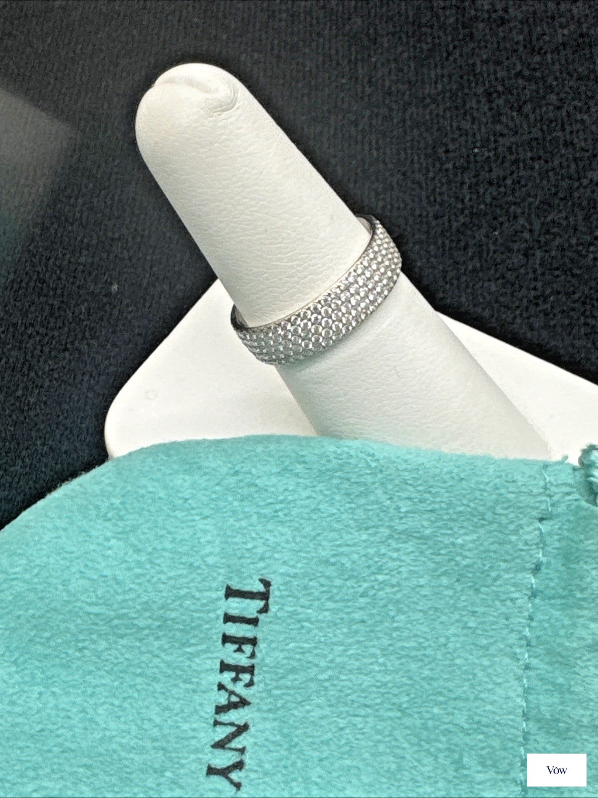 Tiffany & Co. Diamond Engagement Ring — 0.90ct, 18K White Gold — Authentic Pre-Owned