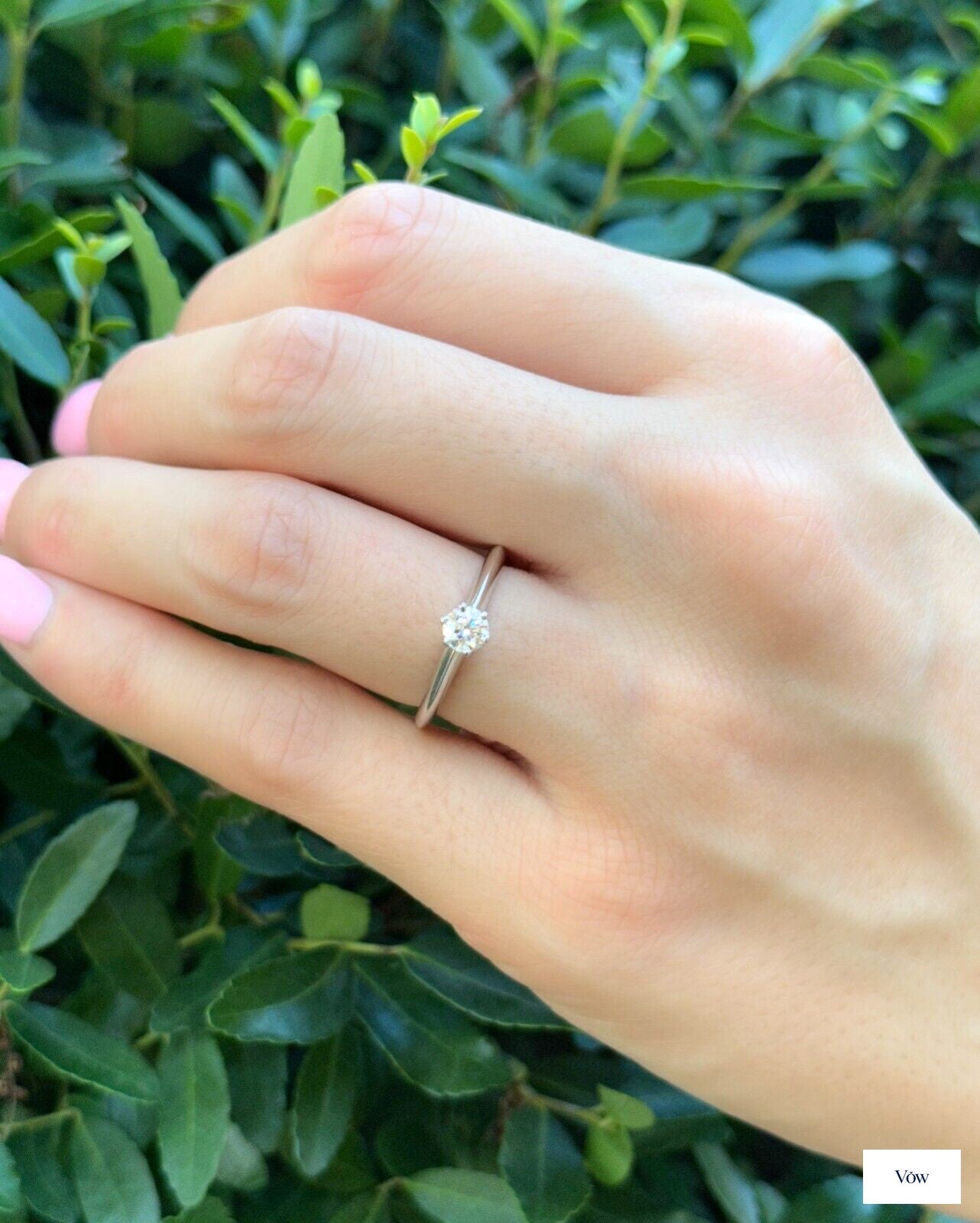 Tiffany & Co. Round Diamond Ring — 0.31ct, Platinum — Authentic Pre-Owned