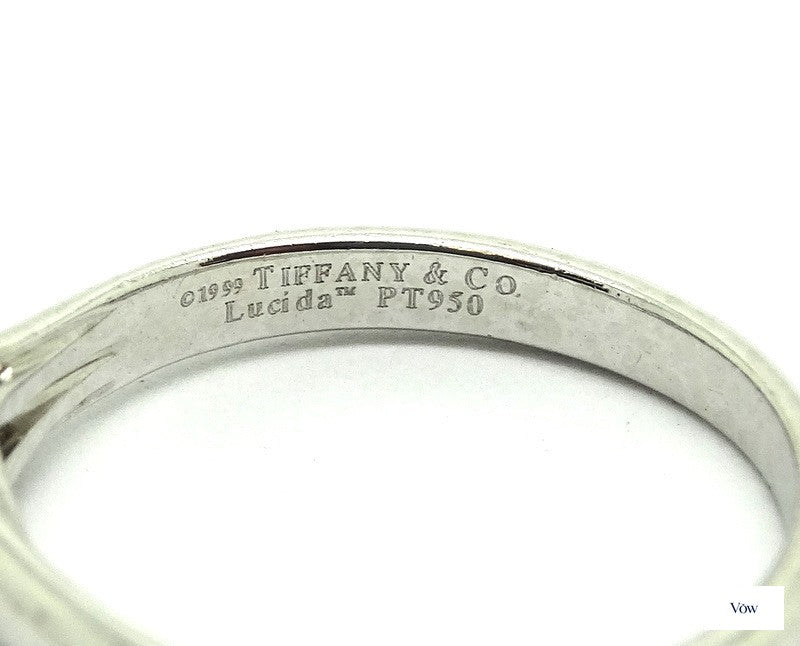 Tiffany & Co. Lucida Solitaire — 0.38ct Diamond, Platinum — Authentic Pre-Owned