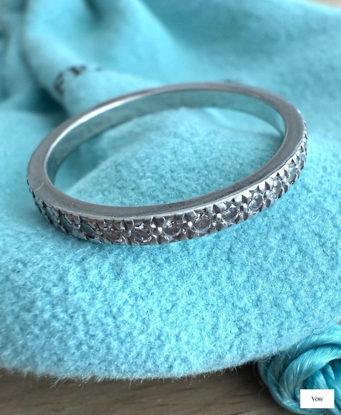 Tiffany & Co. Platinum Diamond Ring — Round Brilliant, Size 4 — Authentic Pre-Owned