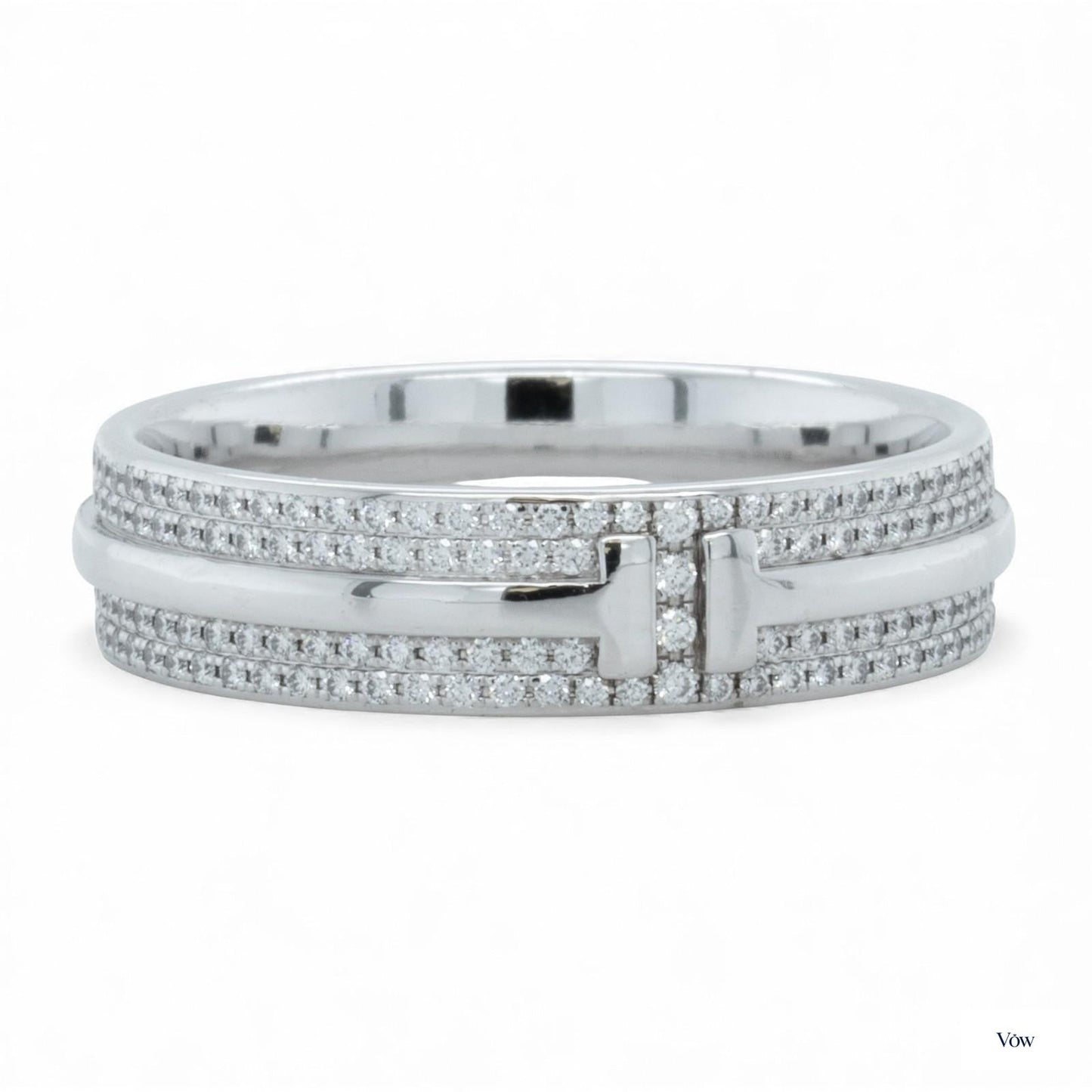 Tiffany & Co. Etoile Dots Band — 0.57ct Diamond, White Gold — Authentic Pre-Owned