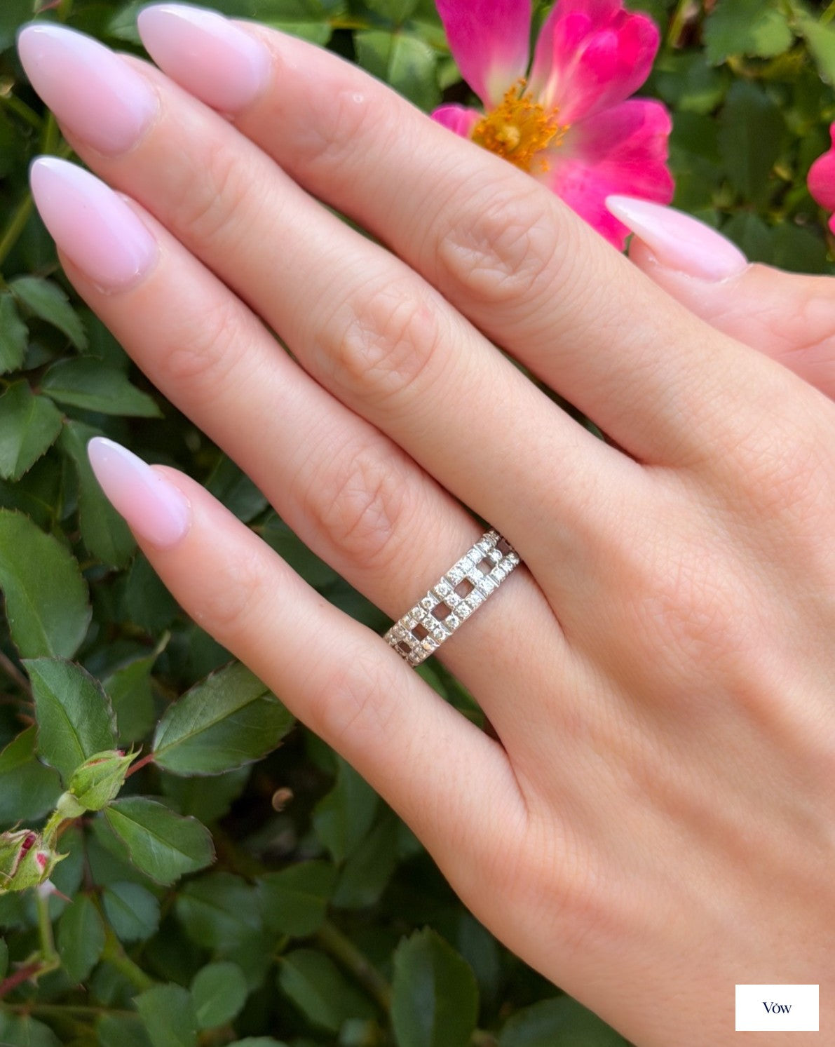 Tiffany & Co. T Ring — 0.99ct Diamond, 18k White Gold — Authentic Pre-Owned
