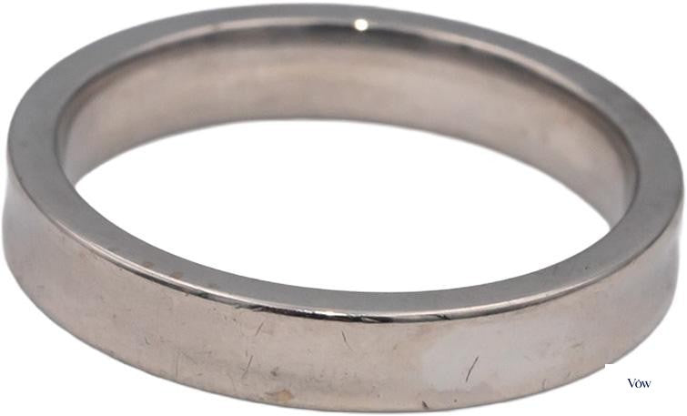 Tiffany & Co. 1837 Band Ring — 0.03ct Round Diamond, 18k White Gold — Authentic Pre-Owned