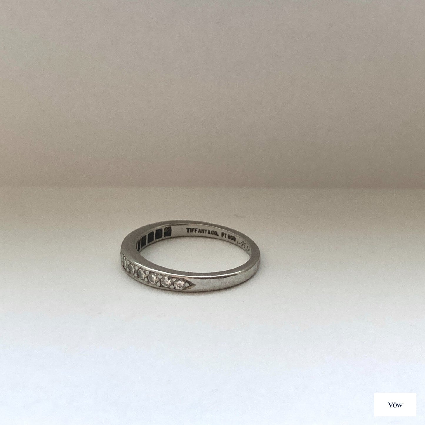 Tiffany & Co. Solitaire Diamond Ring — 0.64ct Round Brilliant, Platinum — Authentic Pre-Owned