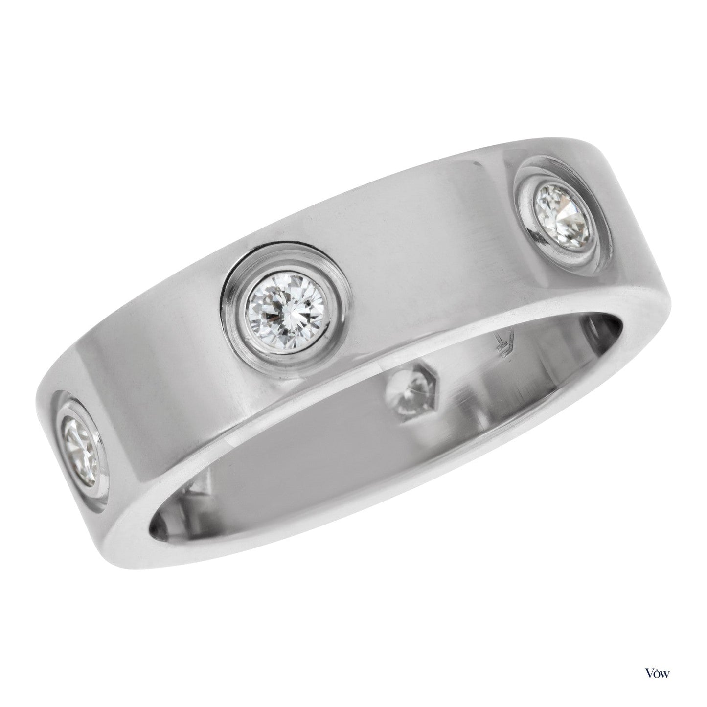 Cartier Love Ring — 18k White Gold, Size 5.5 — Authentic Pre-Owned