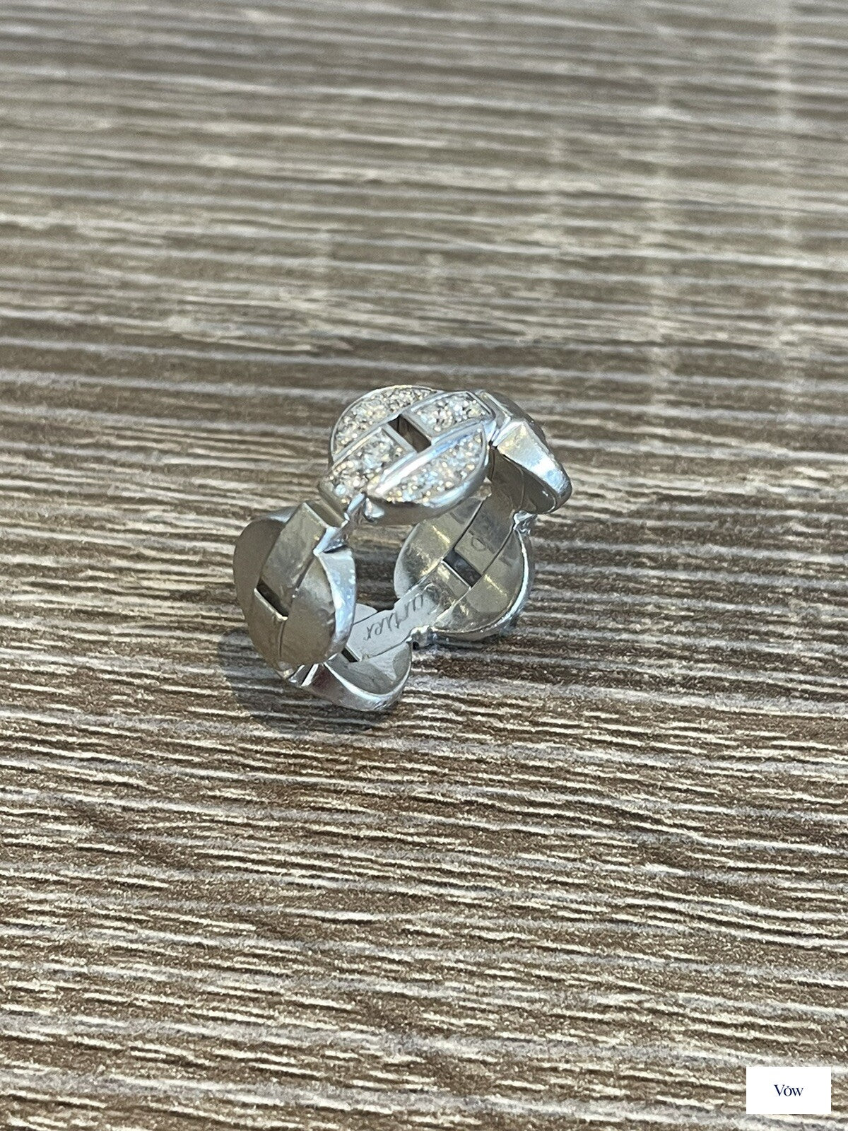 Cartier Himalia Diamond Ring — 18k White Gold, Size 4.5 — Authentic Pre-Owned