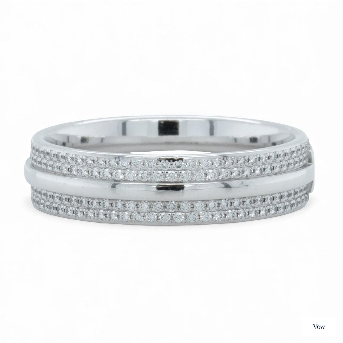 Tiffany & Co. Etoile Dots Band — 0.57ct Diamond, White Gold — Authentic Pre-Owned